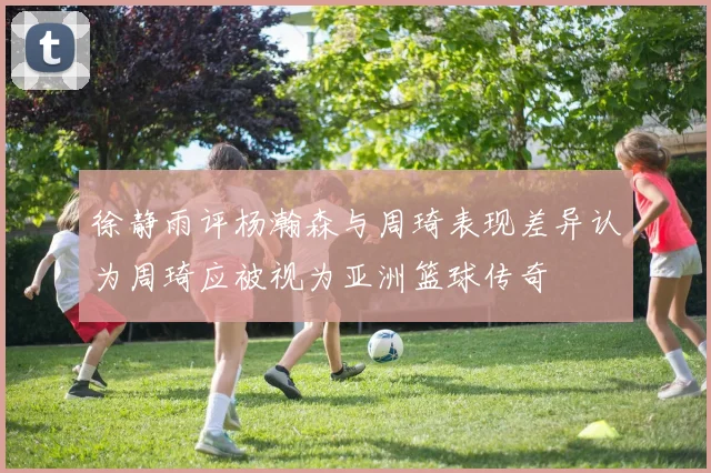 徐静雨评杨瀚森与周琦表现差异认为周琦应被视为亚洲篮球传奇